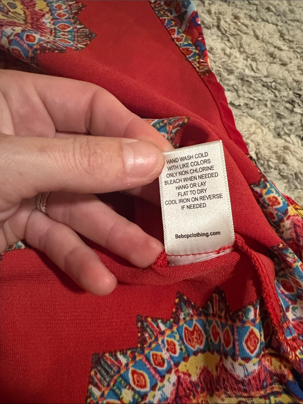 OFFERS OPEN! Lulumari Multicolor Boho Halter Hippie Dress summer sundress Small - Picture 5 of 7